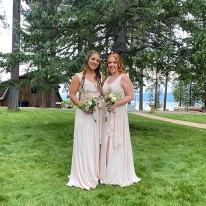 AZAZIE BIANCA bridesmaid dress in Rose Petal pink